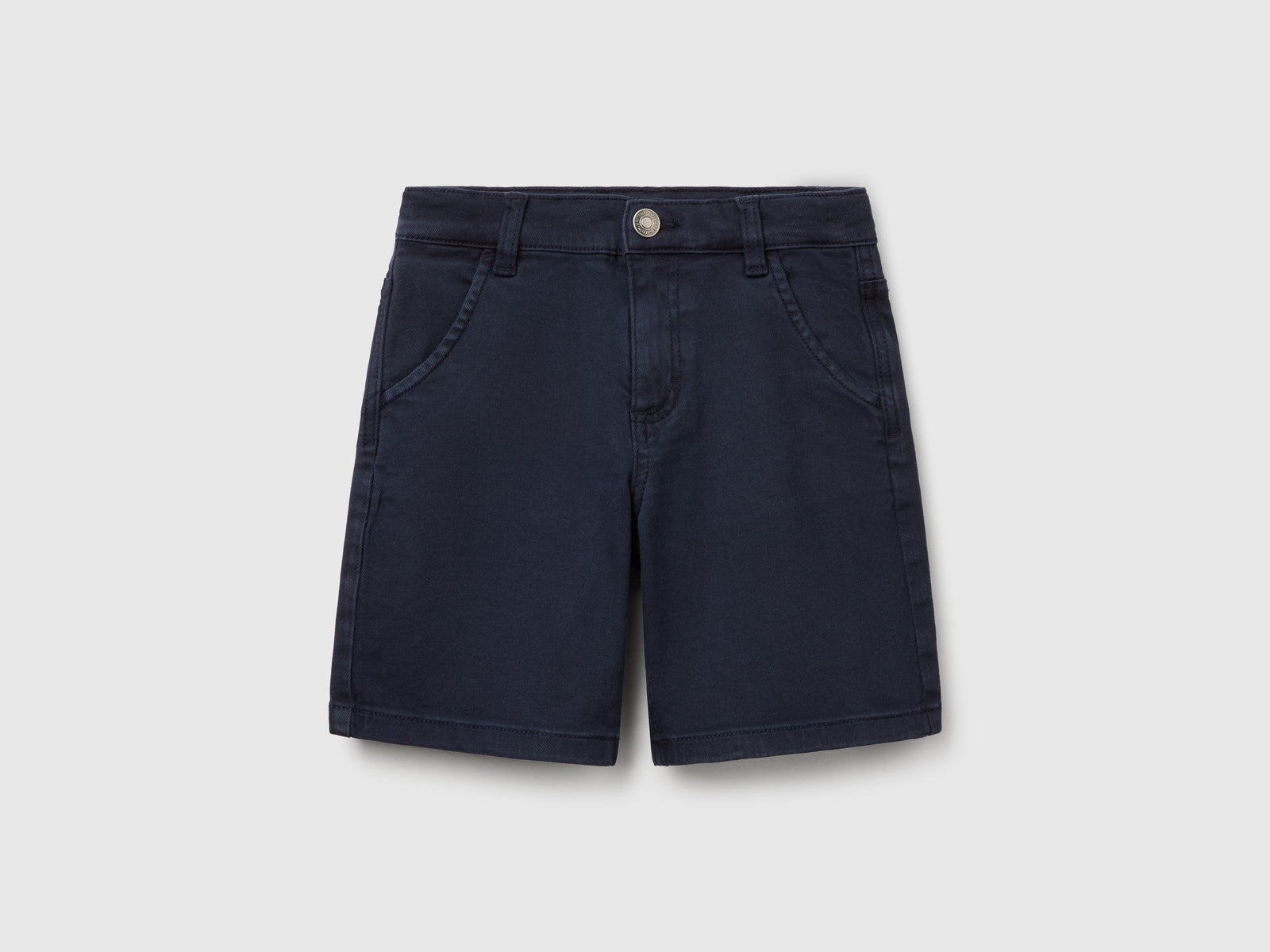 Bermuda slim fit da bimbo blu scuro | Benetton Outlet