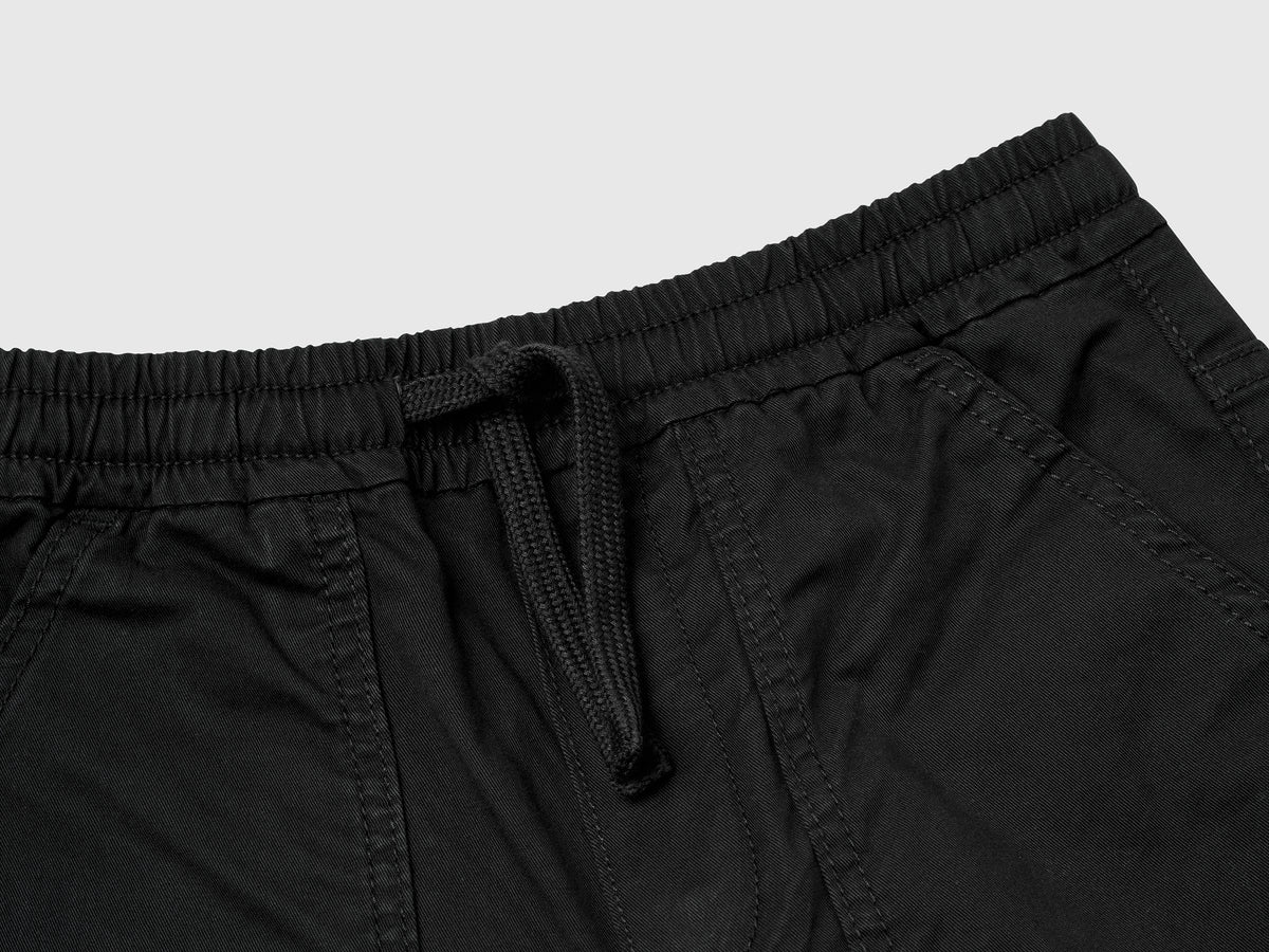 Joggers in cotone stretch con coulisse