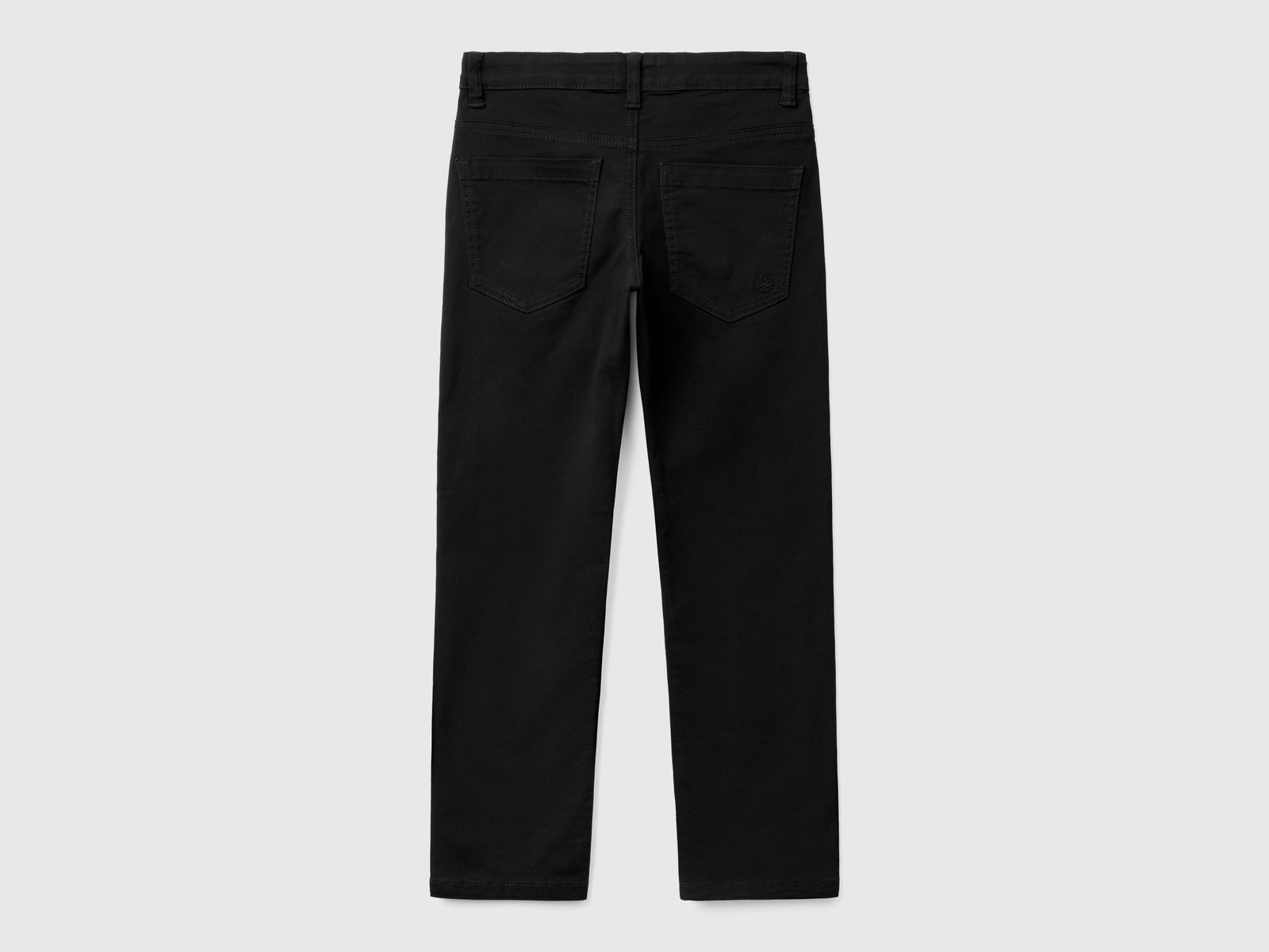 Pantaloni slim fit cinque tasche da bambino nero 2 | Benetton Outlet