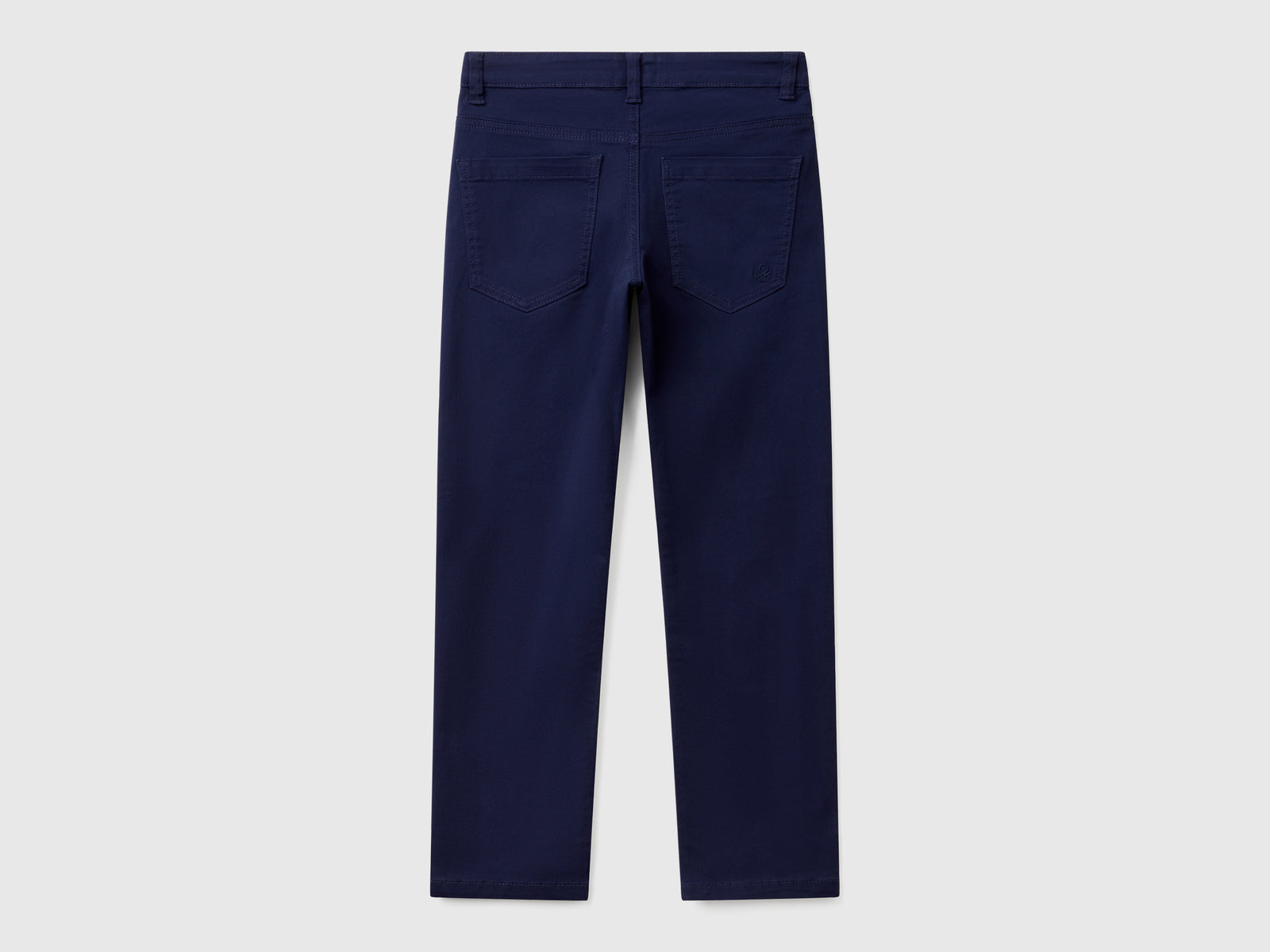 Pantaloni slim fit cinque tasche da bambino blu scuro 2 | Benetton Outlet