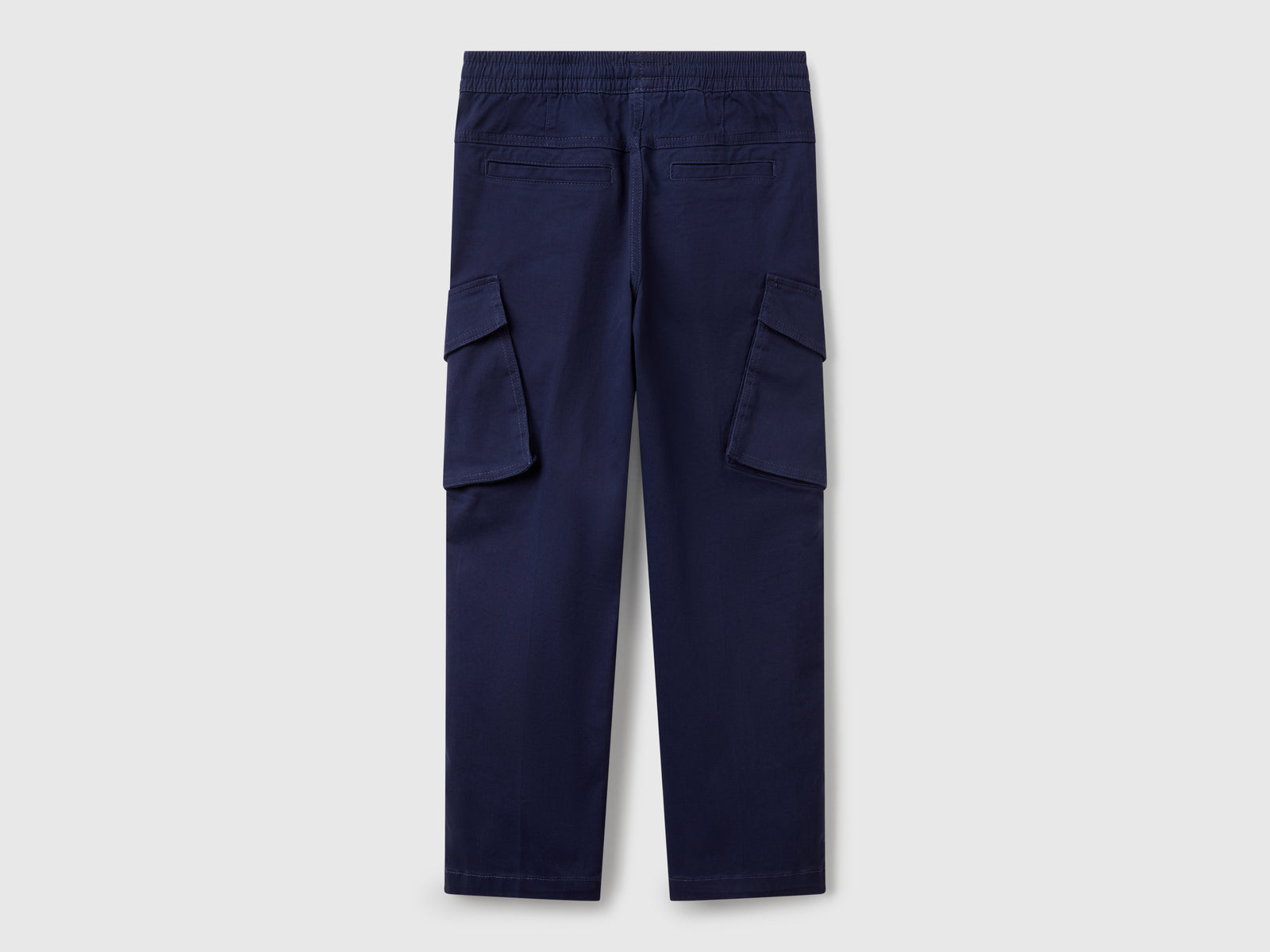 Pantaloni cargo slim fit da bambino blu scuro 2 | Benetton Outlet