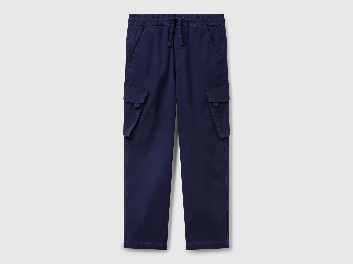 Pantaloni cargo slim fit da bambino blu scuro | Benetton Outlet