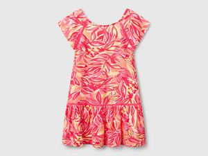 Vestito con stampa tropicale