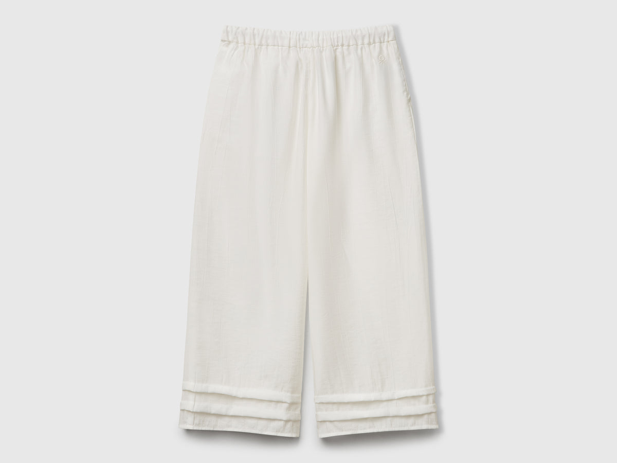 Pantaloni in misto viscosa