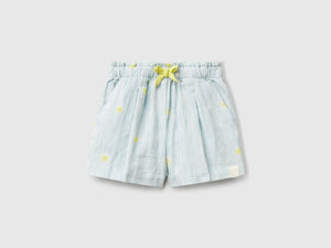 Pantaloni corti con stelline