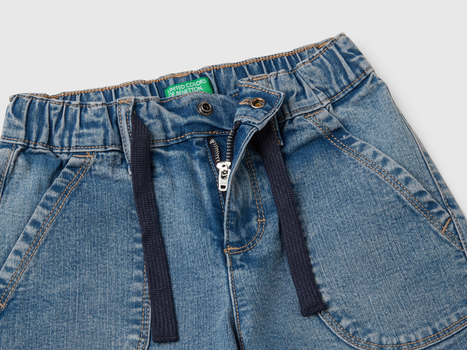 Jeans carrot fit da bimbo azzurro 3 | Benetton Outlet