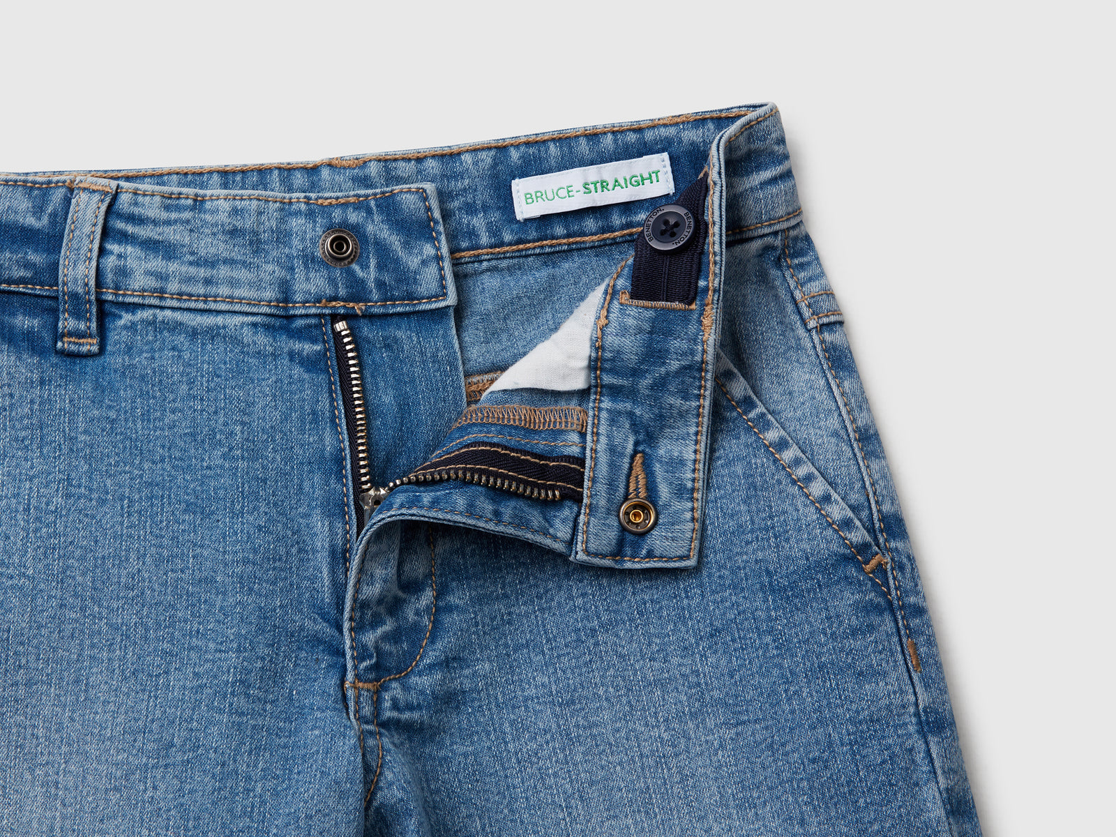 Jeans stile worker da bimbo blu 3 | Benetton Outlet