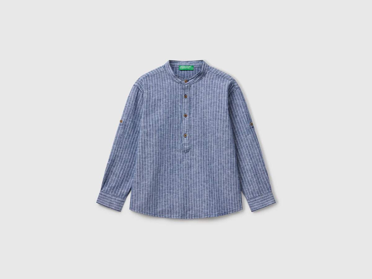 Camicia coreana a righe