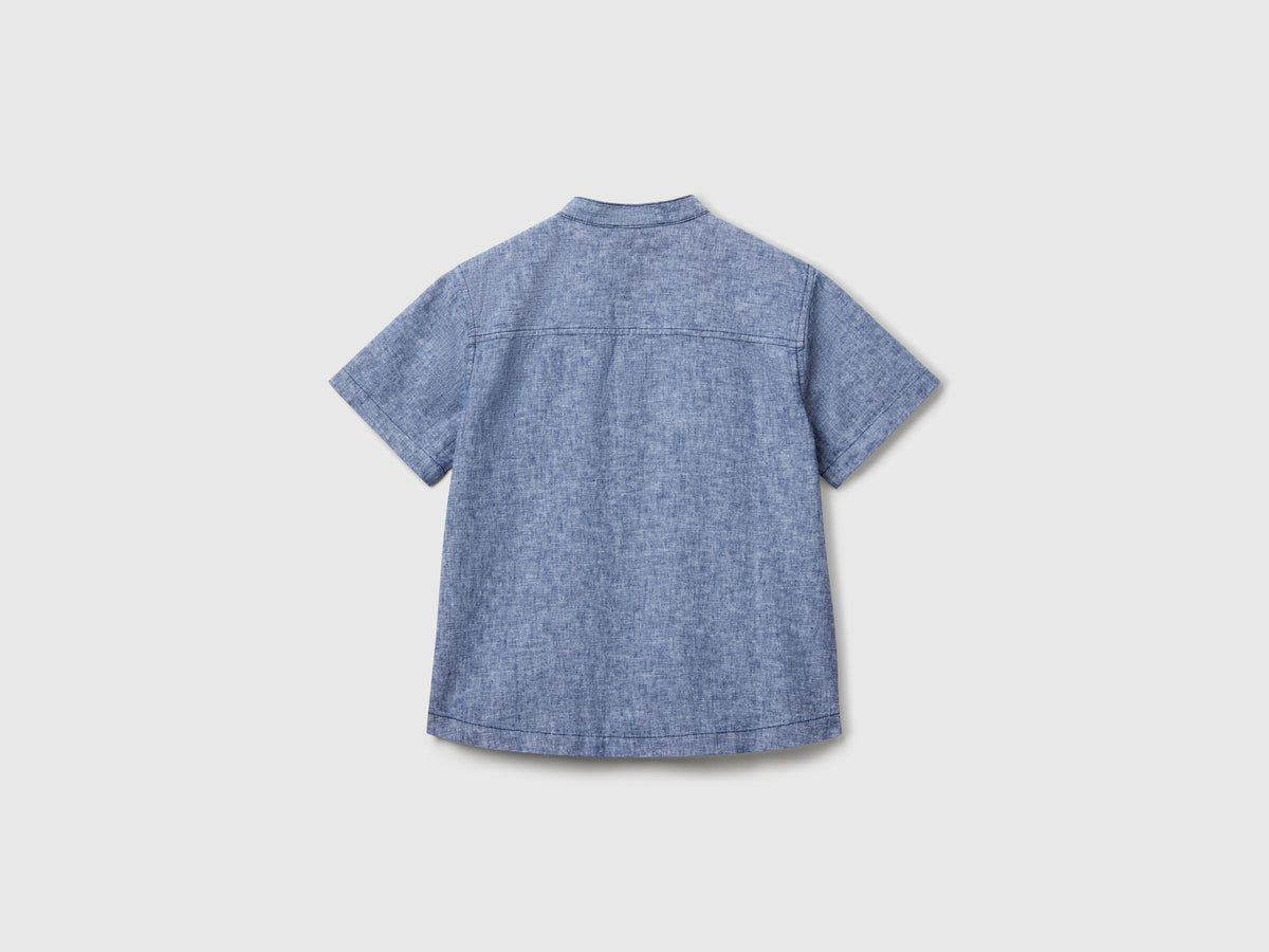 Camicia coreana a manica corta