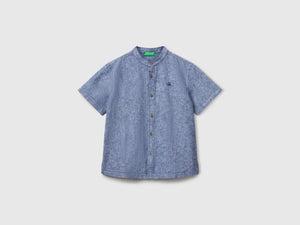 Camicia coreana a manica corta