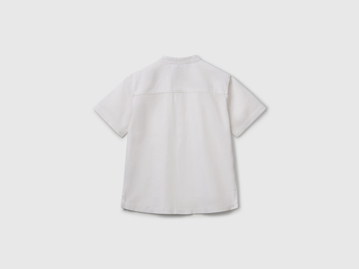 Camicia coreana a manica corta