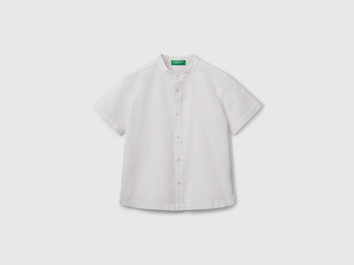 Camicia coreana a manica corta