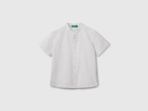 Camicia coreana a manica corta