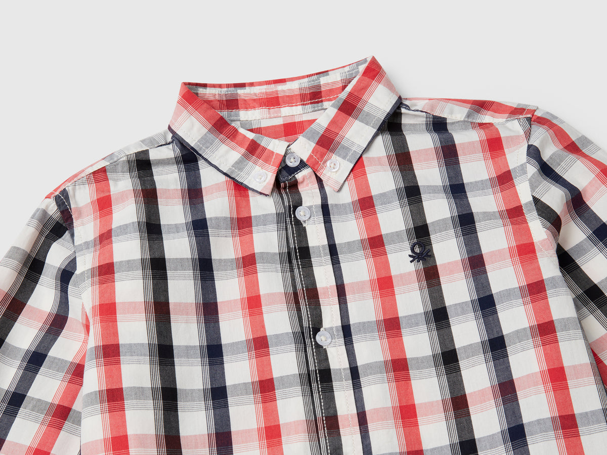 Camicia button down a quadri