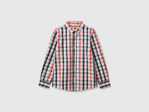 Camicia button down a quadri
