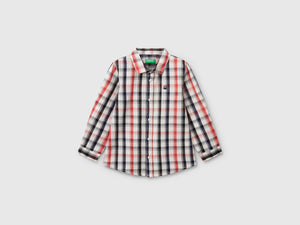 Camicia a quadri in puro cotone