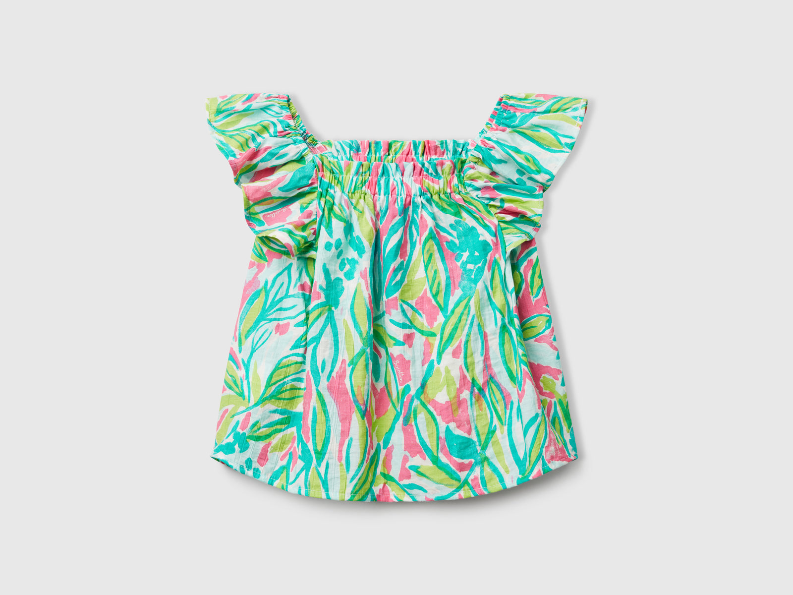 Top con stampa floreale da bimba multi-color 2 | Benetton Outlet