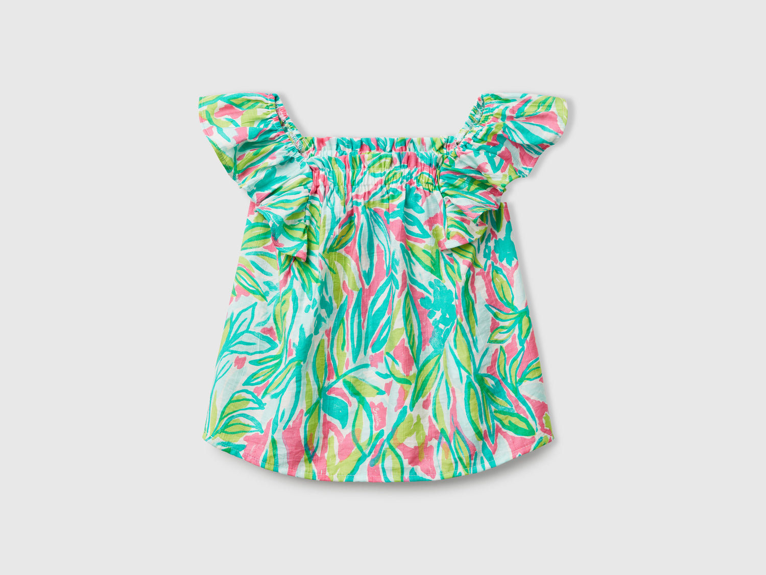 Top con stampa floreale da bimba multi-color | Benetton Outlet