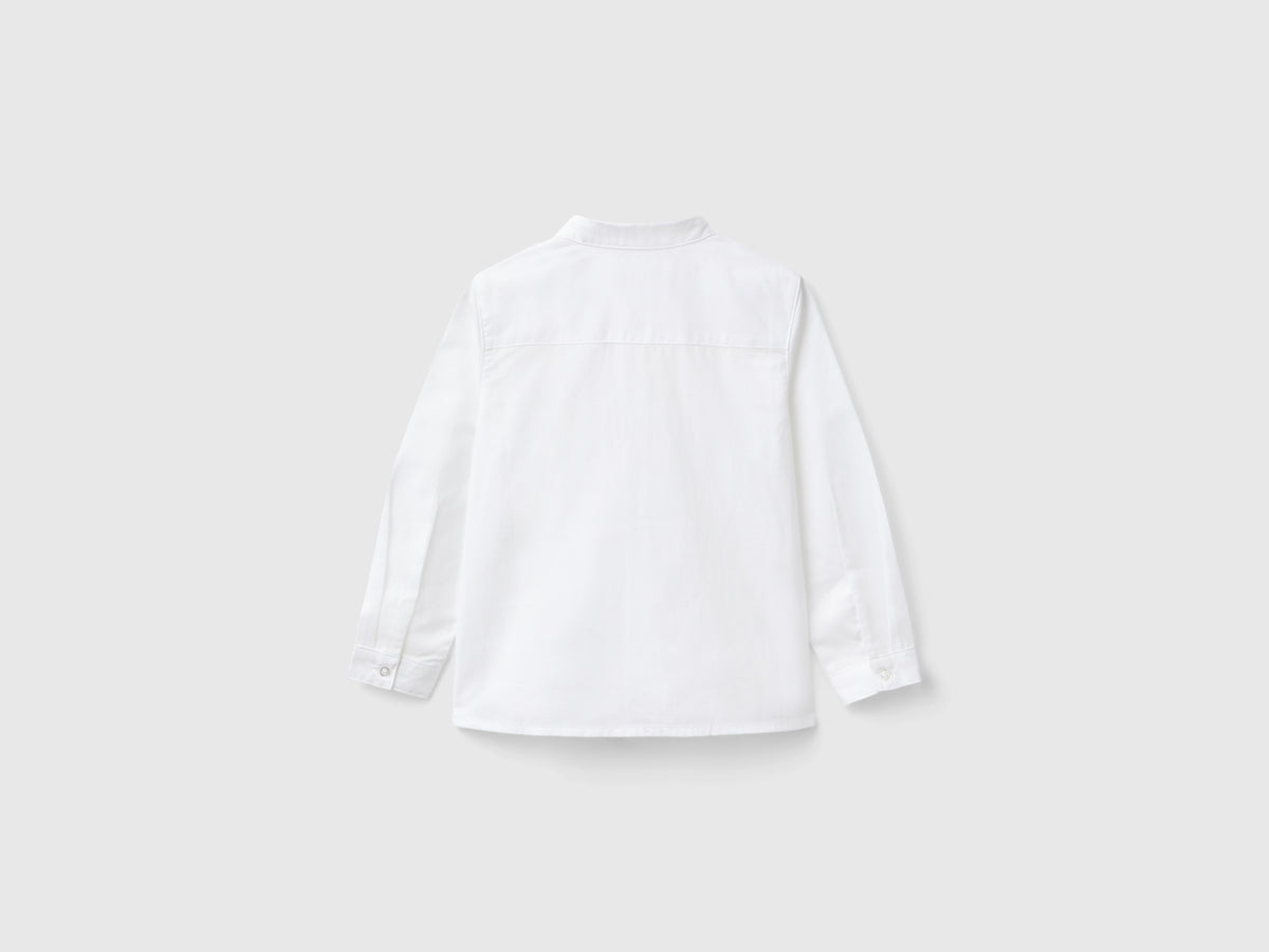 Camicia classica in puro cotone