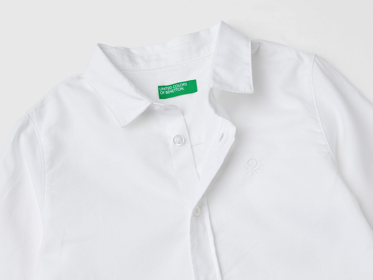 Camicia classica in puro cotone