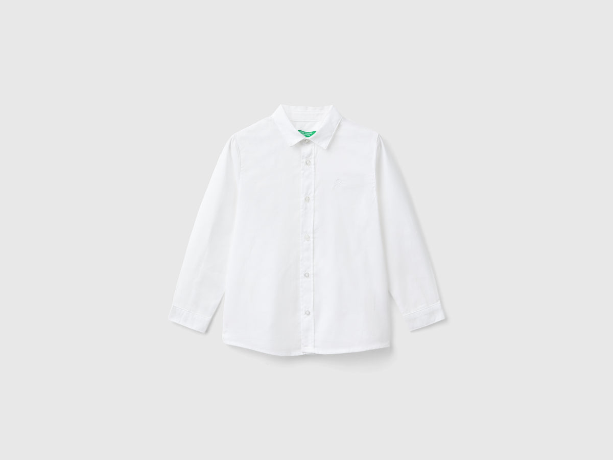 Camicia classica in puro cotone
