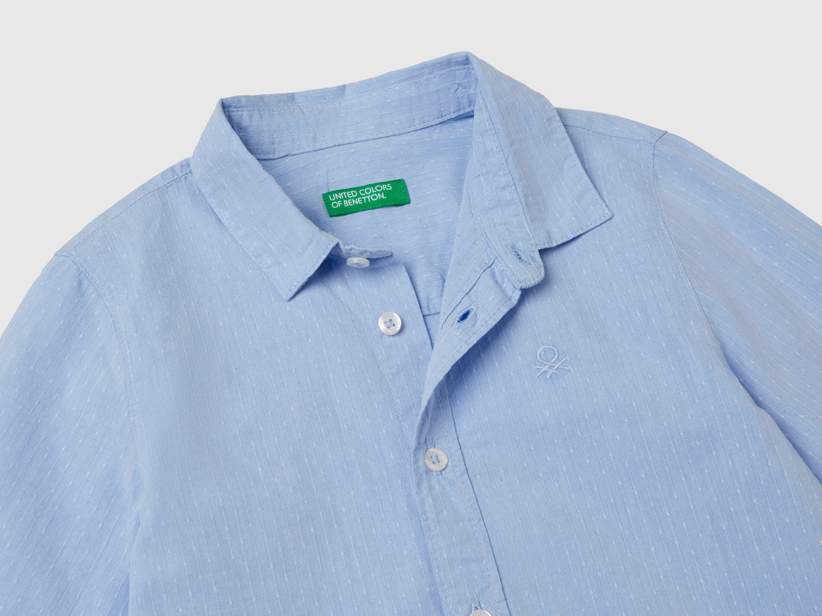 Camicia classica in puro cotone