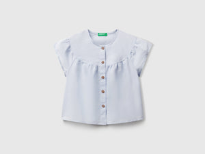 Blusa in misto lino
