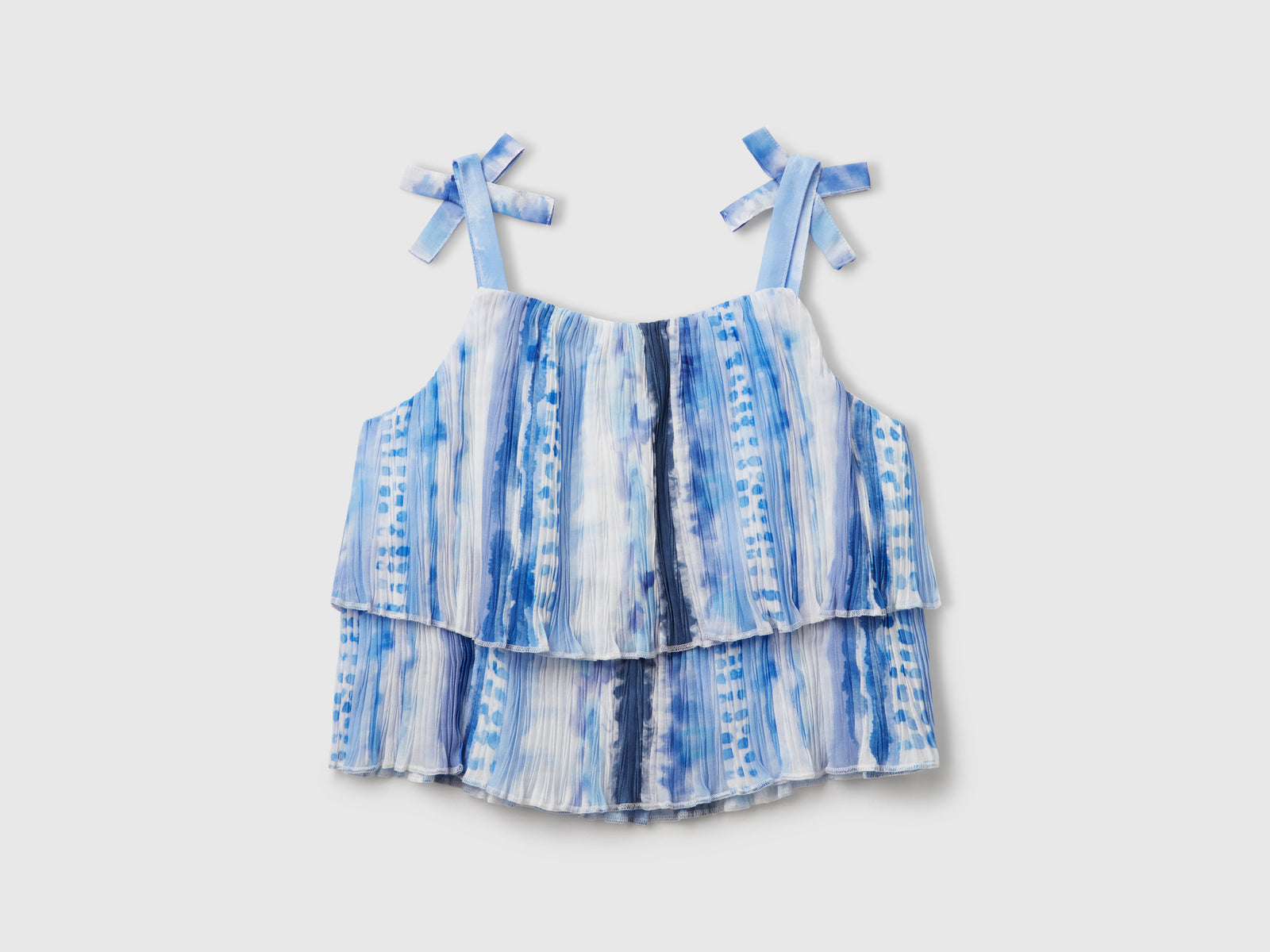 Top plissettato da bambina multi-color 2 | Benetton Outlet