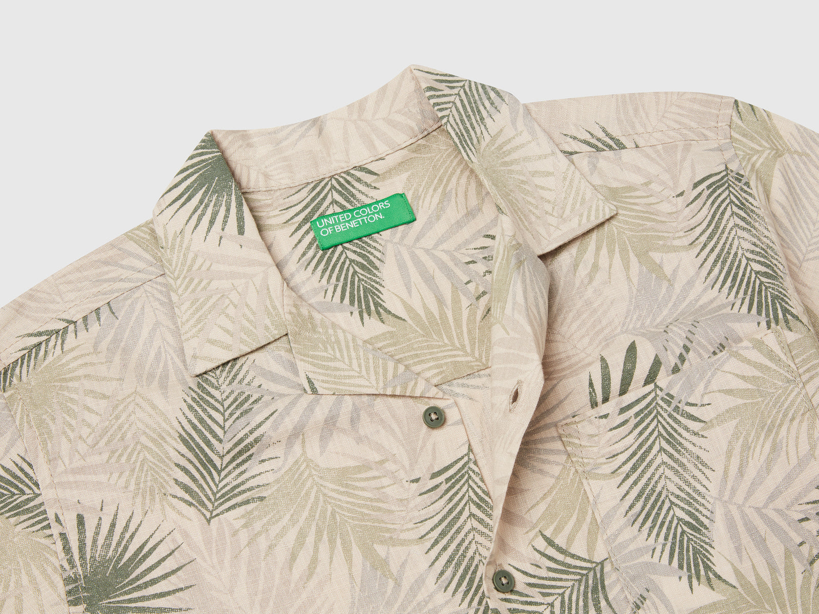 Camicia con stampa tropicale da bambino multi-color 3 | Benetton Outlet
