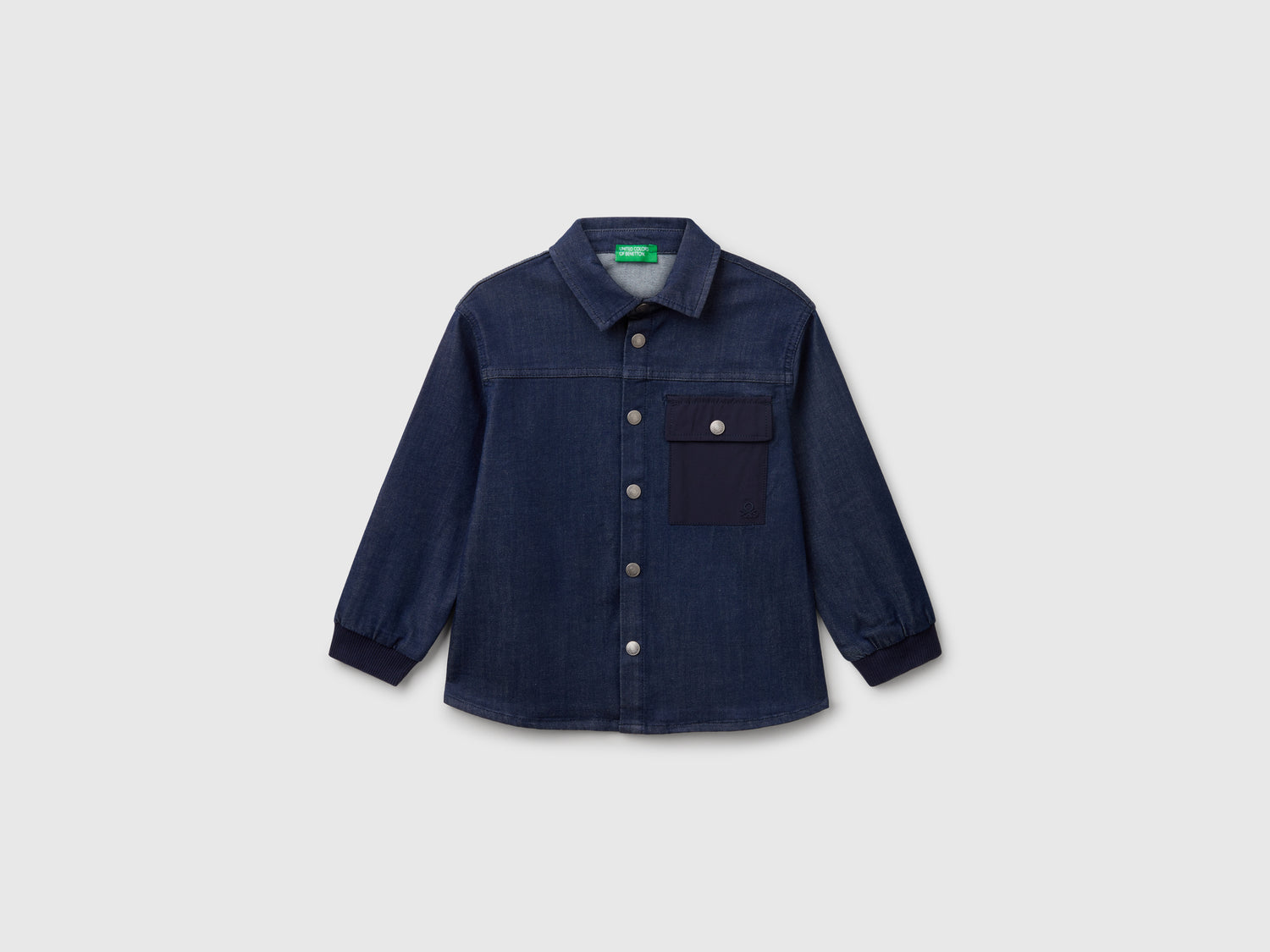Camicia di jeans da bimbo blu | Benetton Outlet