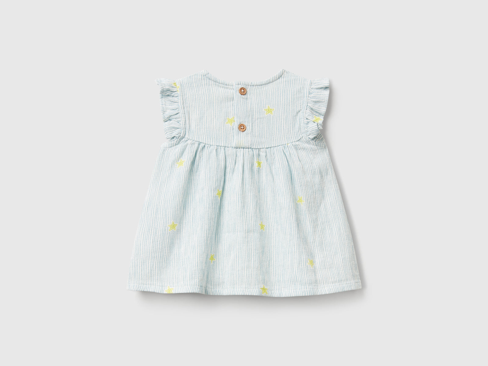 Top a righe con stelline da neonato bianco 2 | Benetton Outlet