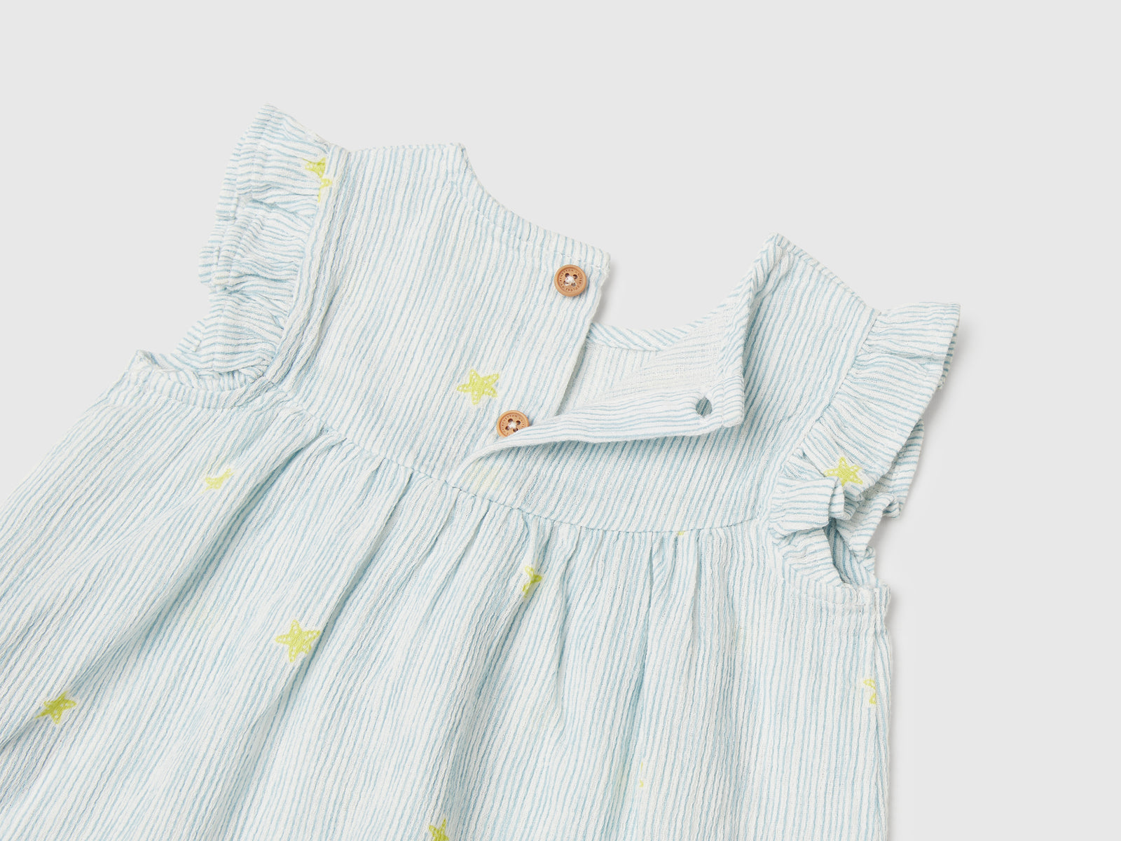 Top a righe con stelline da neonato bianco 3 | Benetton Outlet