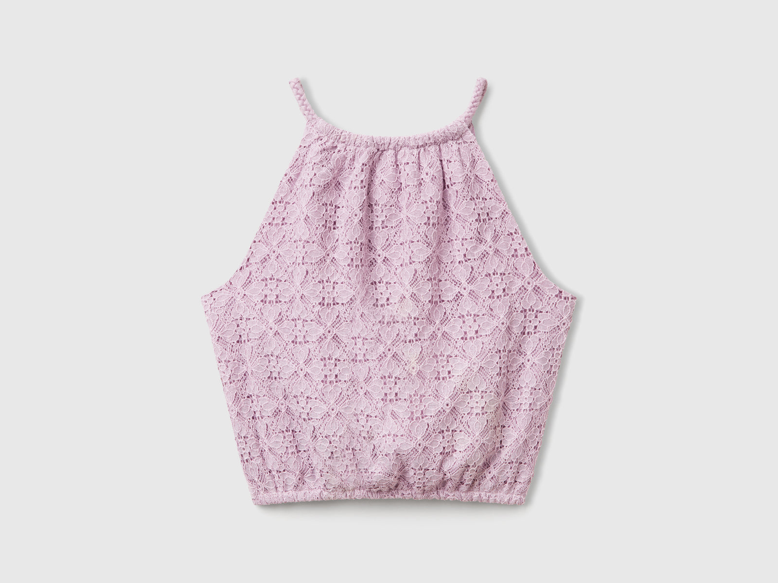 Top in pizzo da bambina rosa 2 | Benetton Outlet