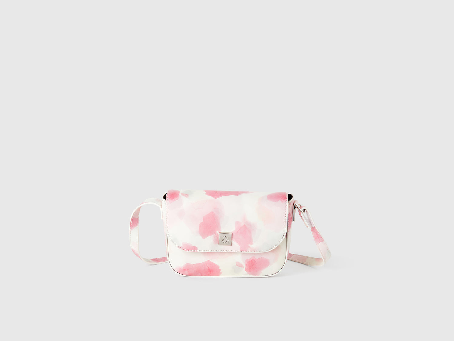 Borsa a tracolla fantasia da bambina rosa | Benetton Outlet