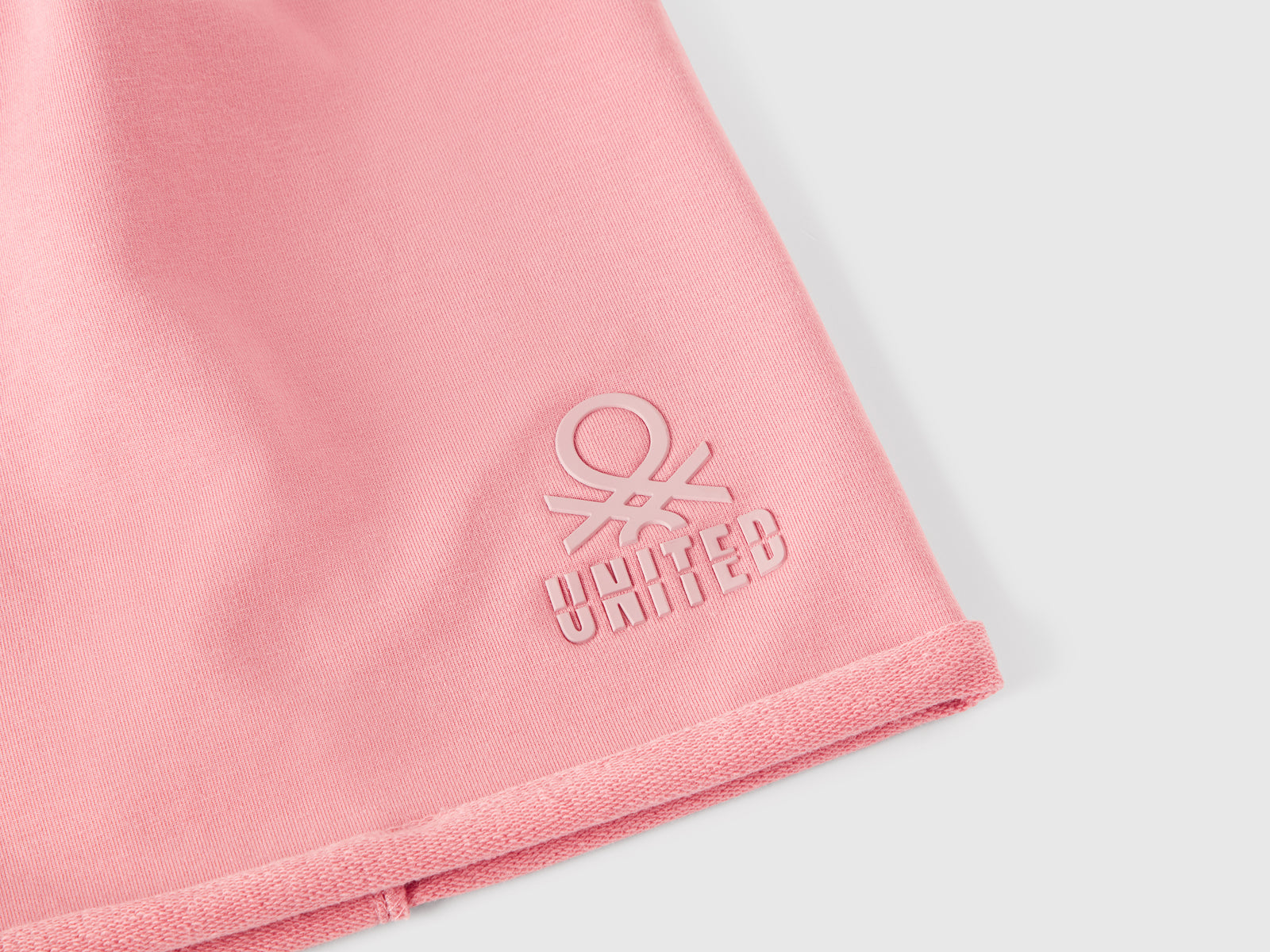 Cuffietta in cotone stretch da bambino rosa 3 | Benetton Outlet