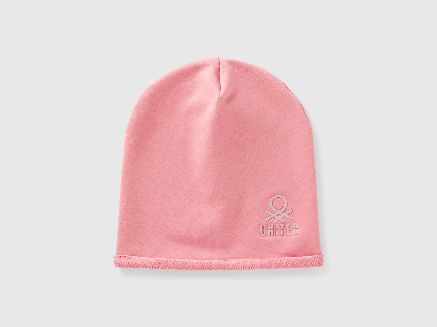 Cuffietta in cotone stretch da bambino rosa | Benetton Outlet