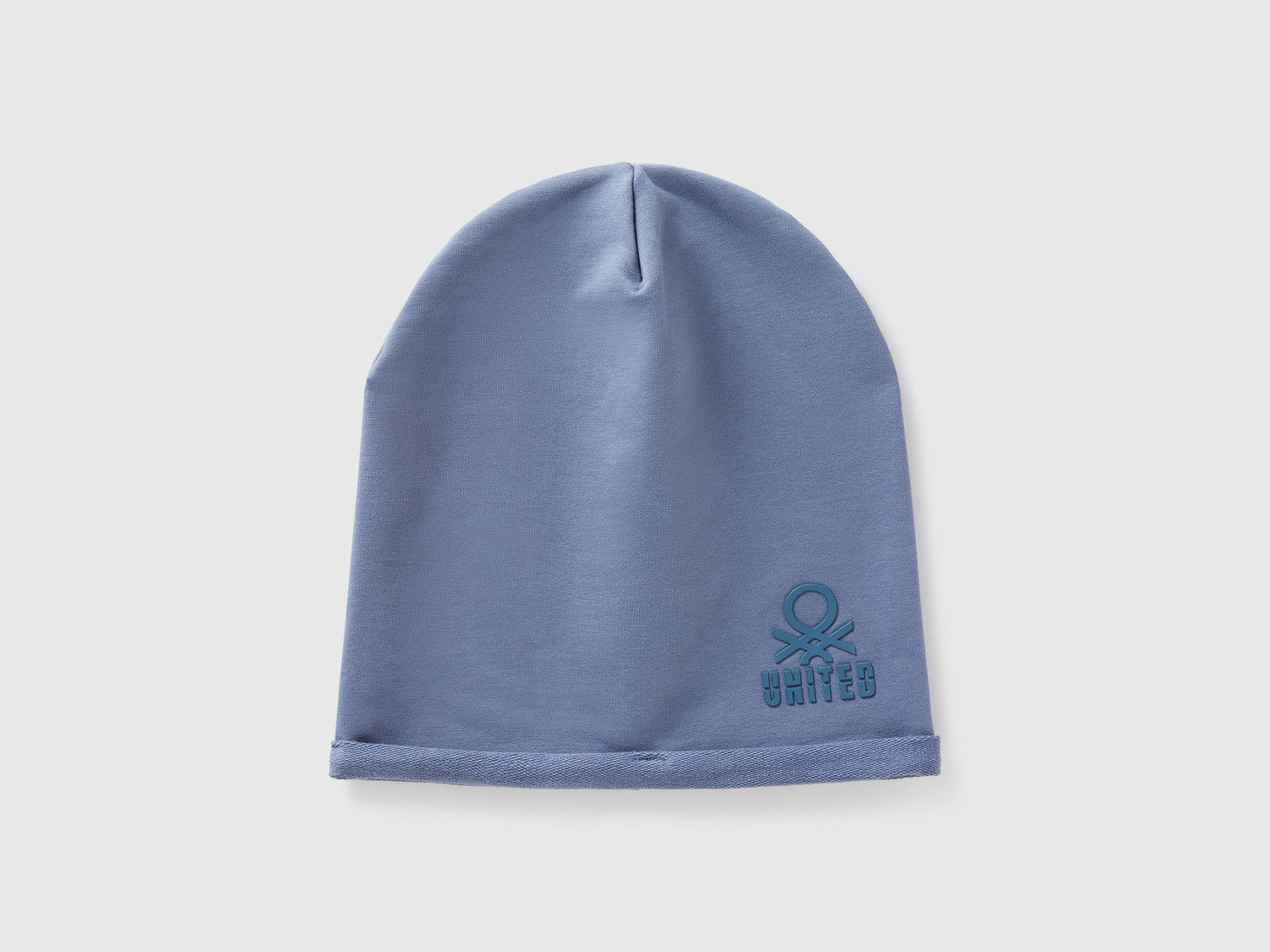Cuffietta in cotone stretch da bambino azzurro | Benetton Outlet