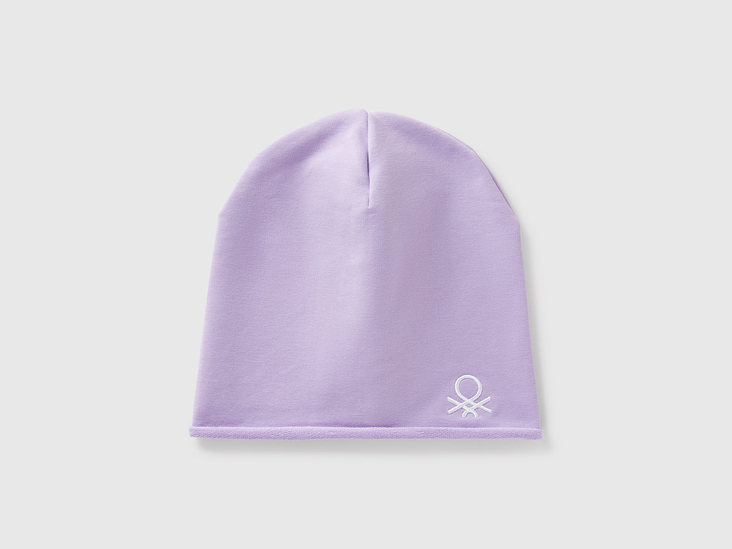 Cuffietta in cotone stretch da bimbo lilla | Benetton Outlet