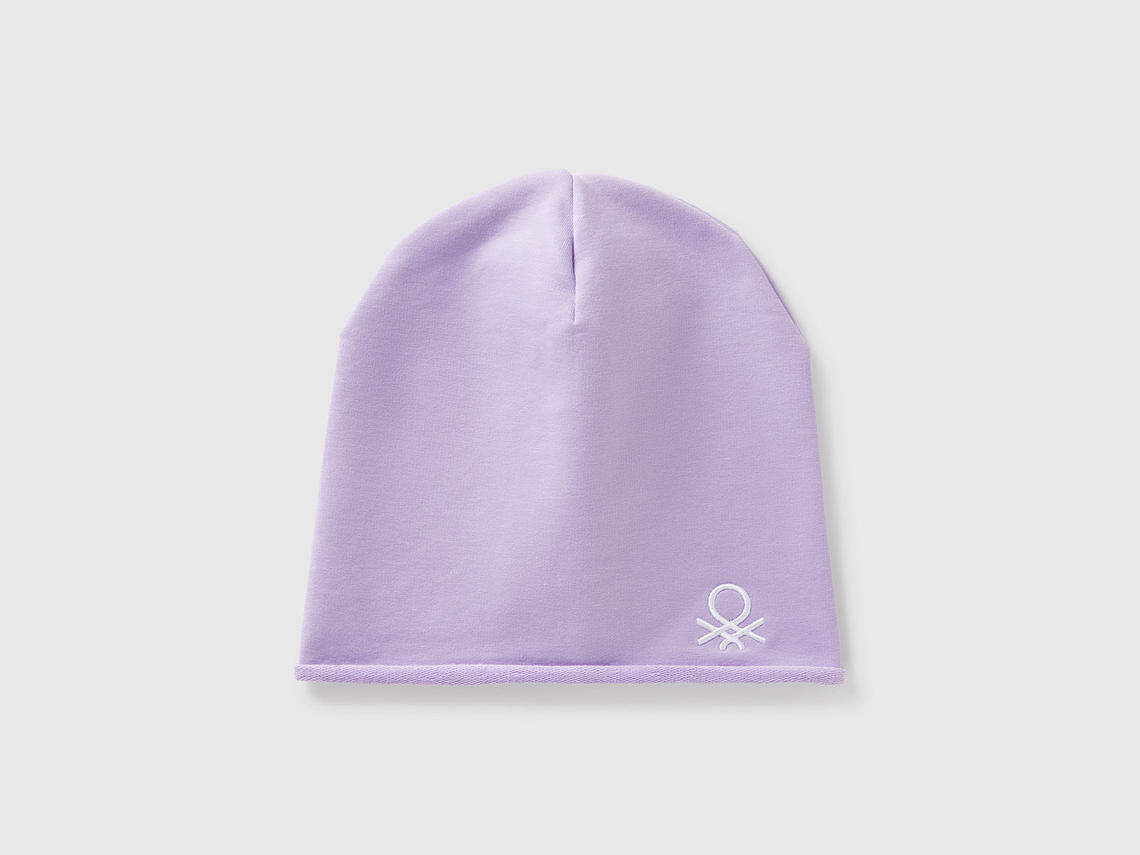 Cuffietta in cotone stretch da bimbo lilla | Benetton Outlet