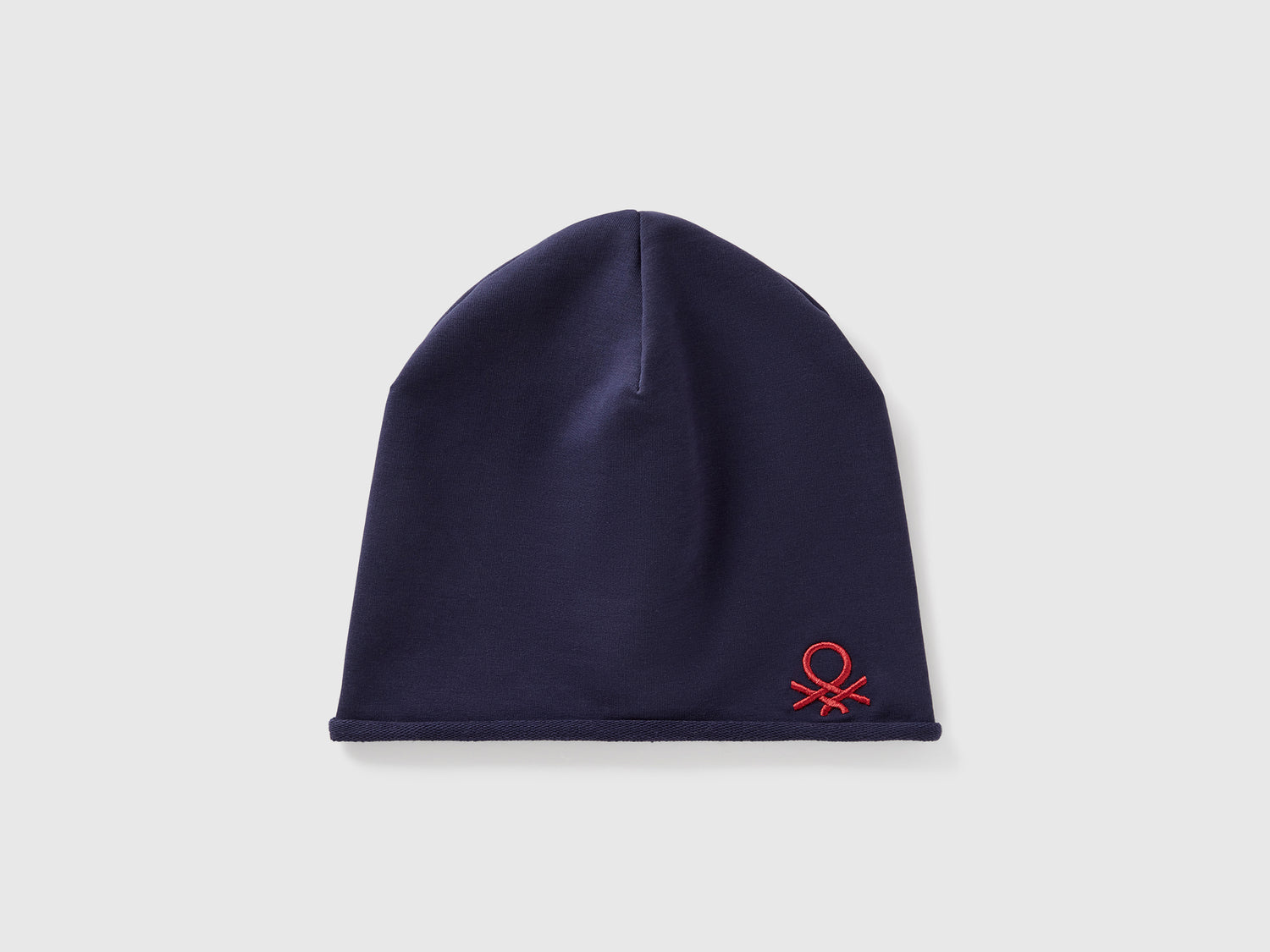 Cuffietta in cotone stretch da bimbo blu scuro | Benetton Outlet
