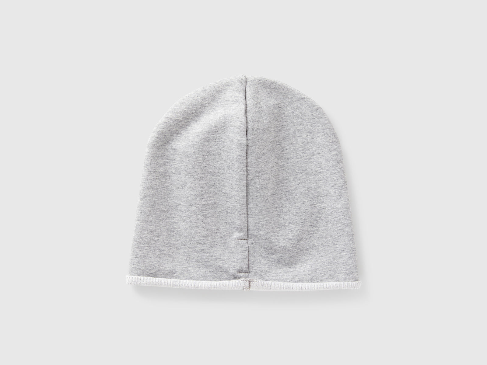 Cuffietta in cotone stretch da bimbo grigio chiaro 2 | Benetton Outlet