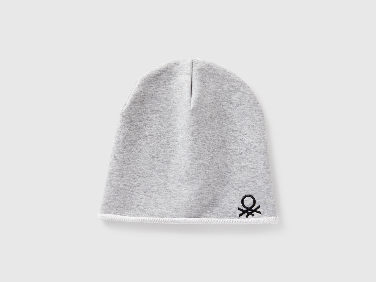 Cuffietta in cotone stretch da bimbo grigio chiaro | Benetton Outlet