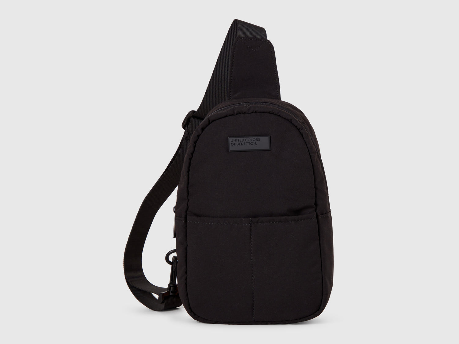 Borsa a tracolla con logo da bambino nero | Benetton Outlet