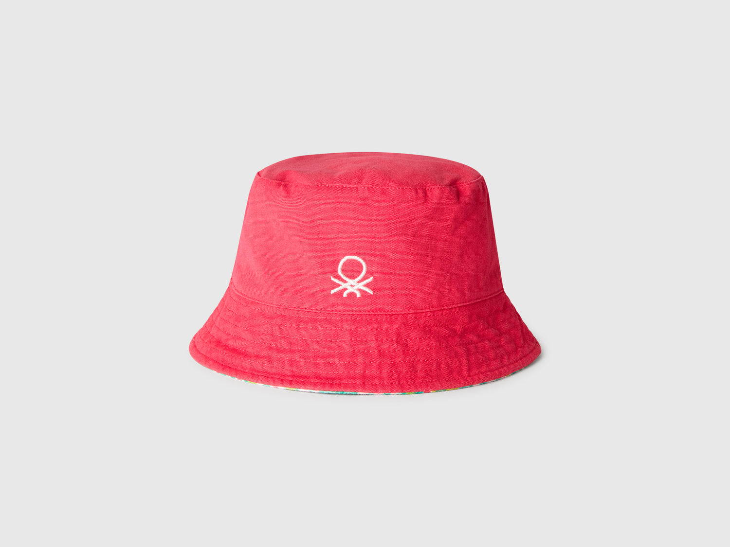 Cappello reversibile stile pescatore da bambino fucsia | Benetton Outlet