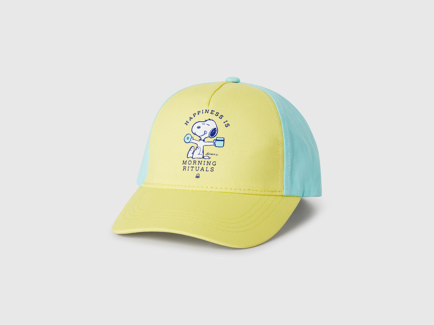 Cappellino Snoopy ©Peanuts da bimbo giallo | Benetton Outlet