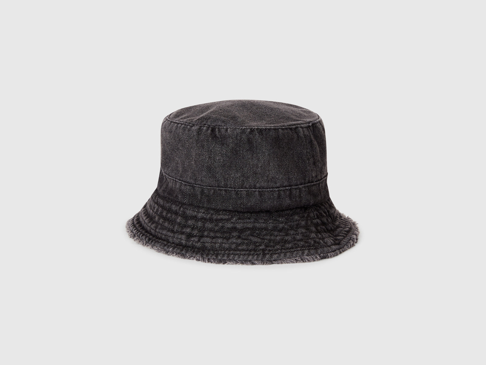Cappello alla pescatora di jeans da bambina nero 2 | Benetton Outlet