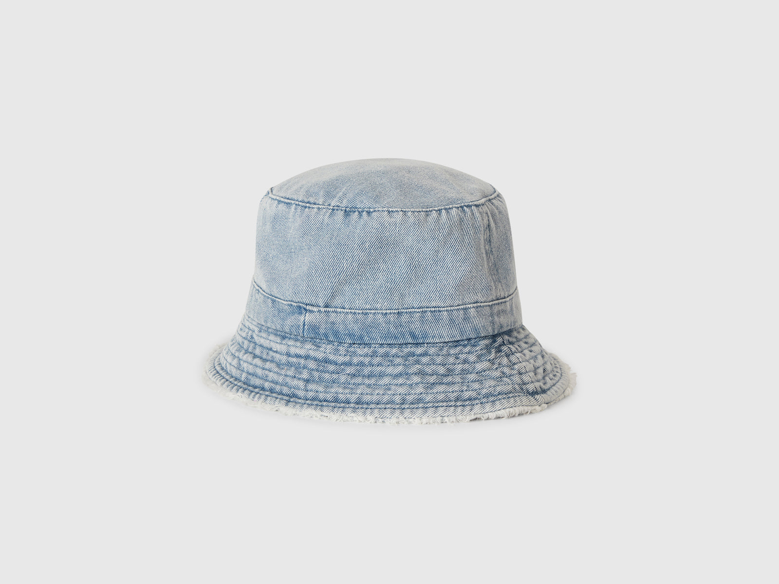 Cappello alla pescatora di jeans da bambina azzurro 2 | Benetton Outlet