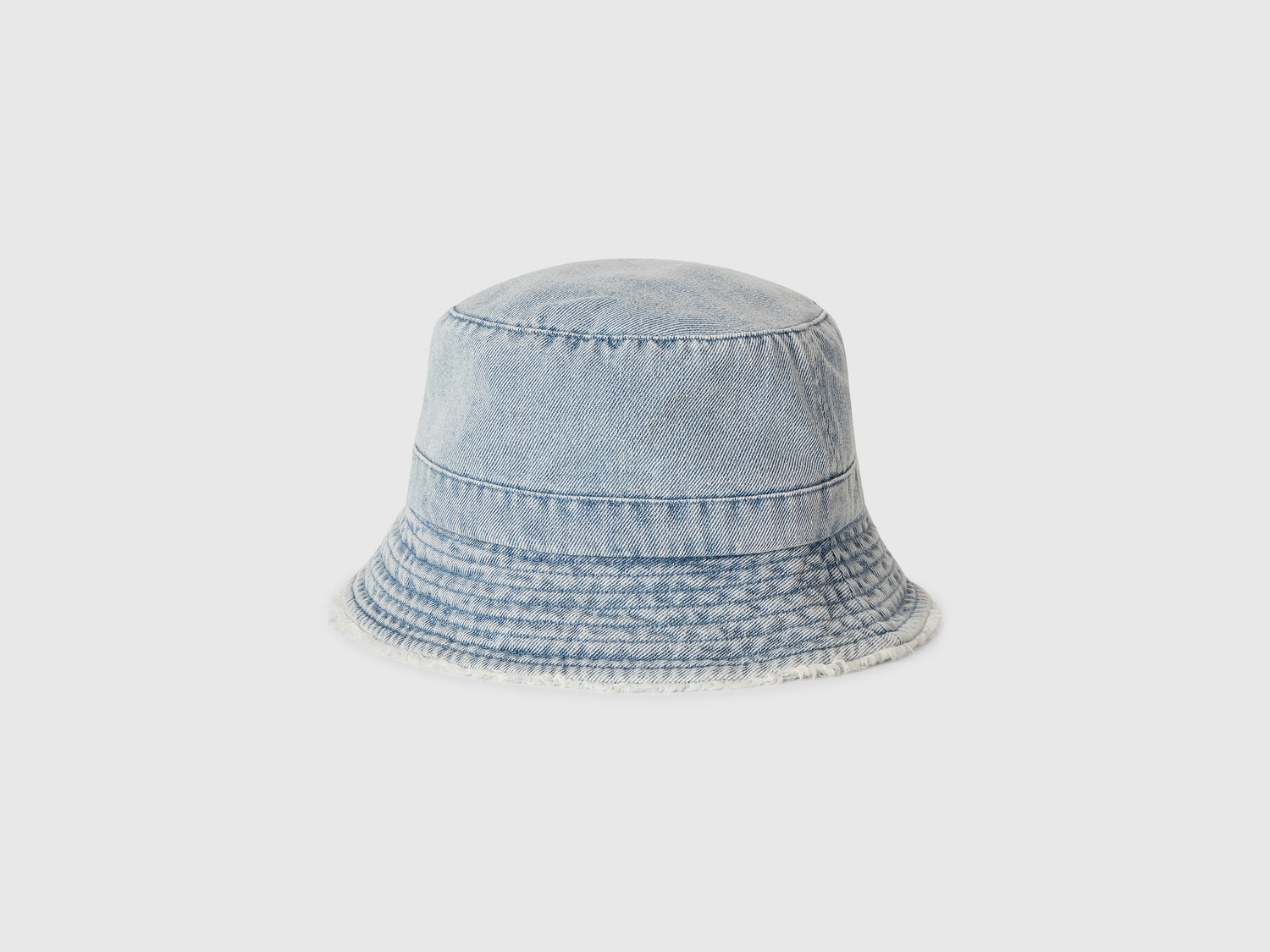 Cappello alla pescatora di jeans da bambina azzurro | Benetton Outlet