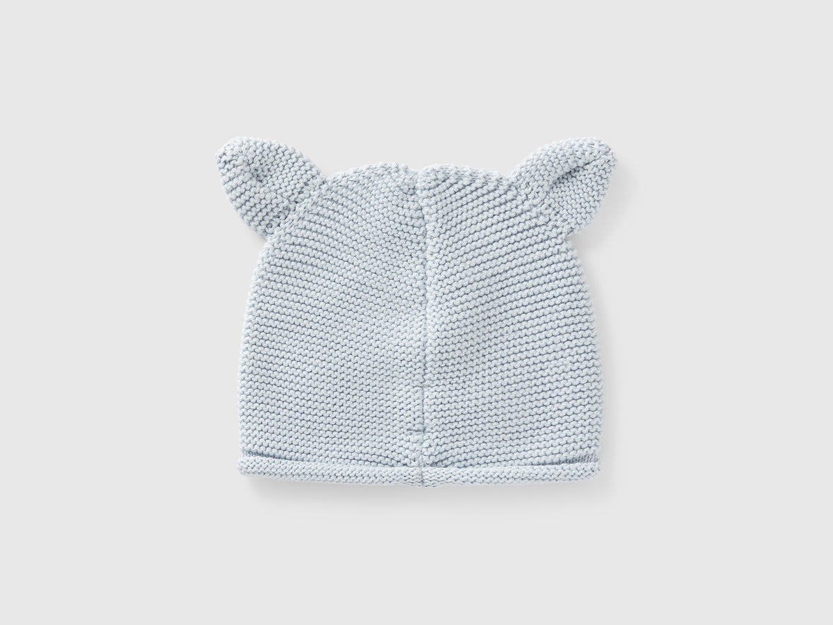 Cappellino tricot con applicazioni
