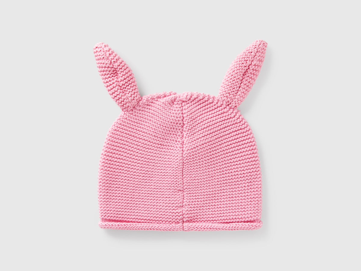 Cappellino tricot con applicazioni